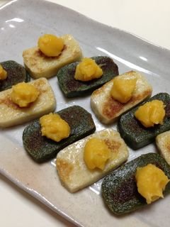 生麩バター焼きのにんにく入り味噌田楽-レシピのメイン写真