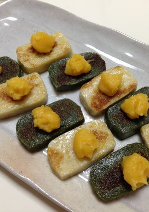 生麩バター焼きのにんにく入り味噌田楽-レシピのメイン写真