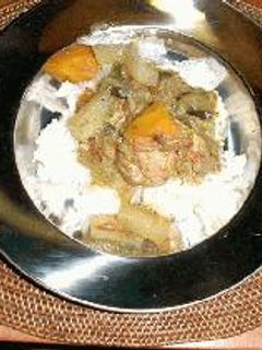 チキンと夏野菜のレッドカレー-レシピのメイン写真