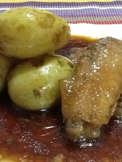 手羽と新じゃがの照り煮-レシピのメイン写真