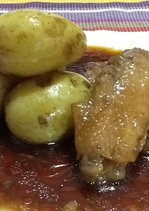 手羽と新じゃがの照り煮-レシピのメイン写真