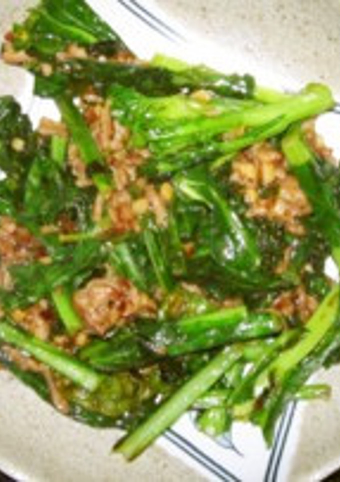 かき菜の中華あん絡め-レシピのメイン写真
