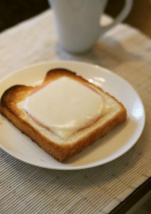 ハムチーズトースト-レシピのメイン写真