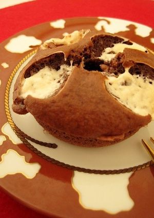 マショマロ焼きココアドーナツ-レシピのメイン写真