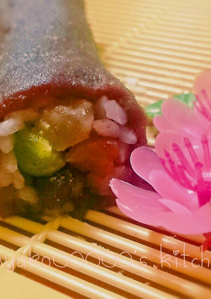 節分に♪簡単恵方巻き風おはぎ-レシピのメイン写真