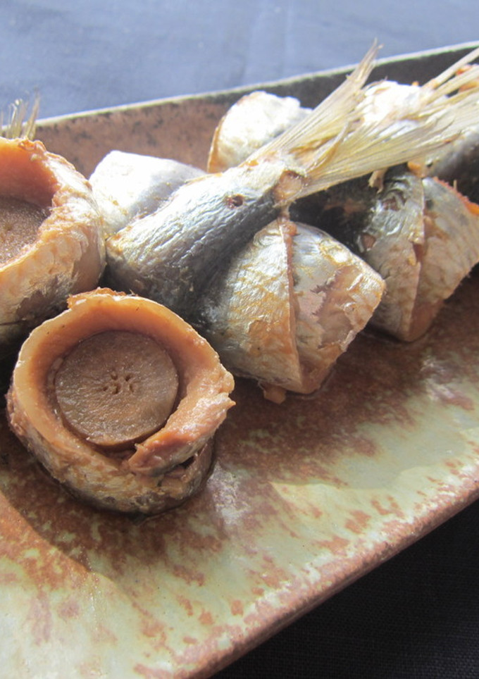 新牛蒡と鰯のロール煮-レシピのメイン写真
