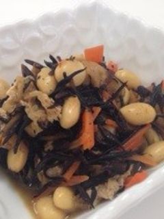 大豆とひじきの煮物-レシピのメイン写真