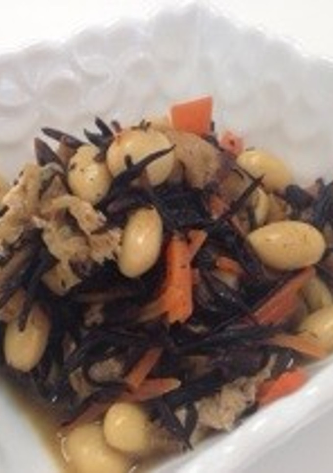 大豆とひじきの煮物-レシピのメイン写真