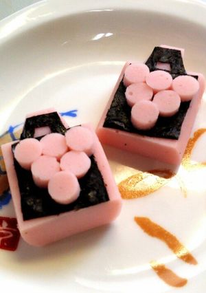 魚ニソ＆海苔でブドウロックシードキャラ弁-レシピのメイン写真