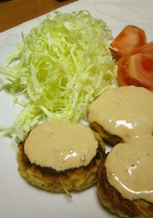 節約メニュー♪カニカマのクラブケーキ風-レシピのメイン写真