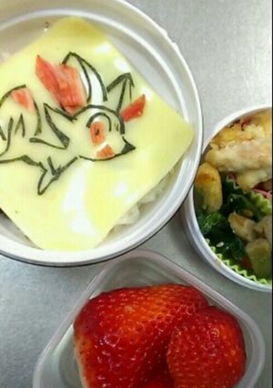 キャラ弁～フォッコ～ポケモン-レシピのメイン写真