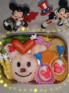 キャラ弁簡単ミッキー-レシピのメイン写真