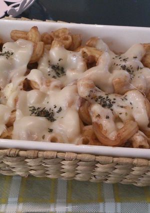 残ったハヤシライスでマカロニグラタン♪-レシピのメイン写真