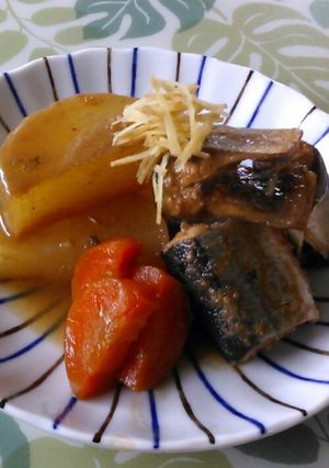 大根とさんまの味噌煮-レシピのメイン写真