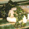 蒸タラの酢醤油ダレかけ