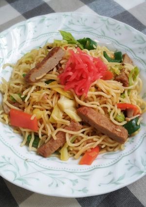 美味愛媛☆焦がし醤油のじゃこ天焼きそば-レシピのメイン写真
