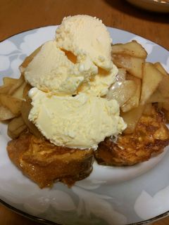 ♡りんごとアイスとフレンチトースト♡-レシピのメイン写真
