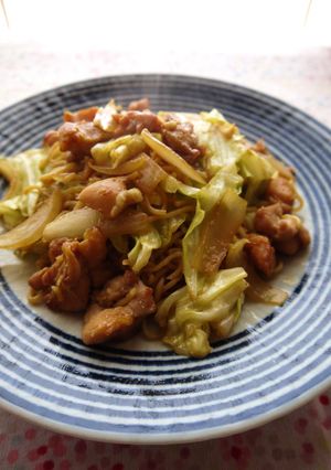 飛騨の味*鶏ちゃん焼きそば-レシピのメイン写真