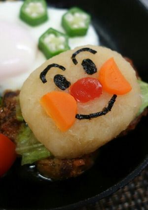 大根おろしアート！アンパンマン-レシピのメイン写真
