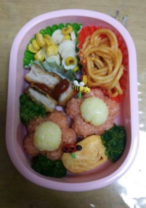 お花畑のお弁当-レシピのメイン写真