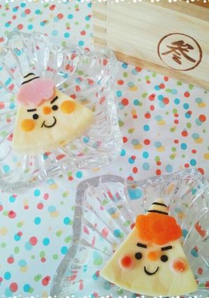 節分♡キャラ弁*6Pチーズ de 鬼さん-レシピのメイン写真