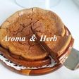 ココア味のベイクドチーズケーキ