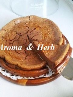 ココア味のベイクドチーズケーキ-レシピのメイン写真