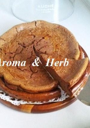 ココア味のベイクドチーズケーキ-レシピのメイン写真