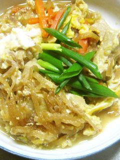 千切り大根高野豆腐卵とじ-レシピのメイン写真