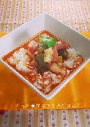根菜入りのガンボスープ-レシピのメイン写真