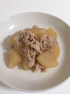 大根と豚肉の炒め煮-レシピのメイン写真