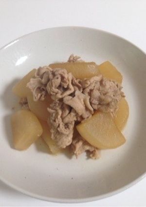大根と豚肉の炒め煮-レシピのメイン写真