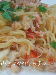 カニとトマトの塩焼きそば-レシピのメイン写真