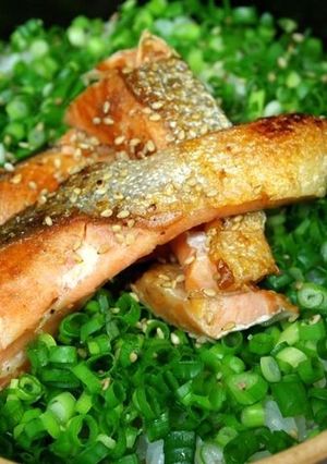 あの店の＊鮭の土鍋炊き込みご飯。-レシピのメイン写真