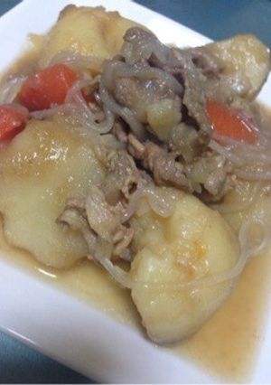 味しっかり目のおかず肉じゃが-レシピのメイン写真