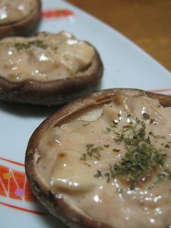 簡単おつまみ☆椎茸アンチョビマヨ焼き-レシピのメイン写真