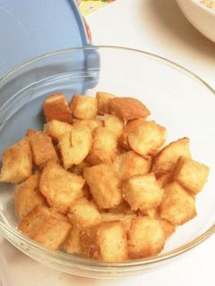 サクサク簡単!余り食パンで塩きな粉ラスク-レシピのメイン写真