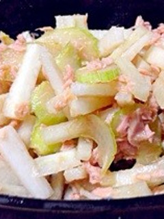 大根とセロリとツナのサラダ-レシピのメイン写真