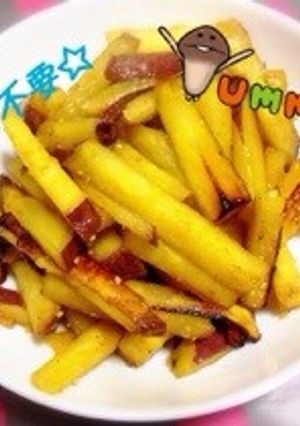 おいもきんぴらバター風味-レシピのメイン写真