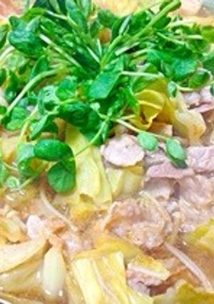 キャベツのキムチ味噌鍋-レシピのメイン写真