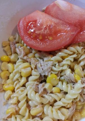 野菜がなくても♪5分でマカロニサラダ-レシピのメイン写真