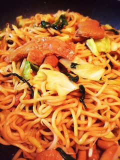 こてっちゃんで!簡単ホルモン焼きそば♡-レシピのメイン写真