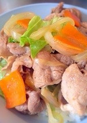 簡単★スタミナ丼 〜生姜焼き風〜-レシピのメイン写真