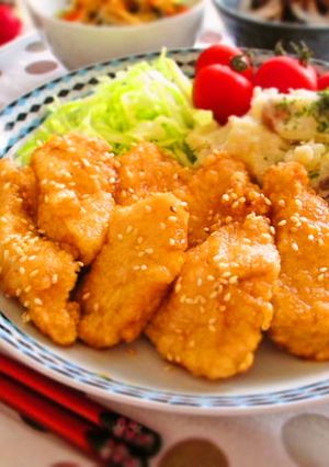 胸肉で安い美味い！甘酢チキンお弁当にも♡-レシピのメイン写真