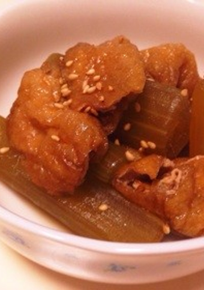 フキとお揚げの簡単煮物-レシピのメイン写真