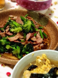 ニンニクの芽とベーコンの炒め物-レシピのメイン写真