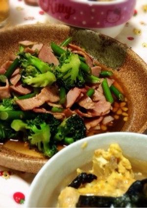 ニンニクの芽とベーコンの炒め物-レシピのメイン写真