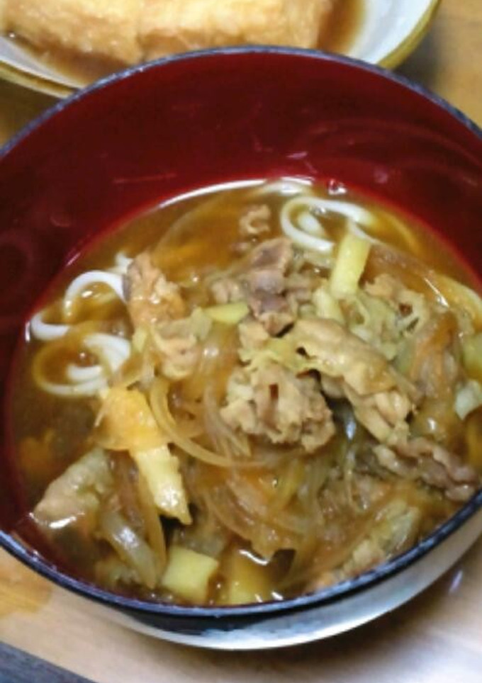 おだしが効いてる!!和風カレーうどん♪-レシピのメイン写真