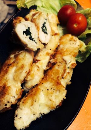 ささみシソチーズのパン粉バター焼き♫“-レシピのメイン写真