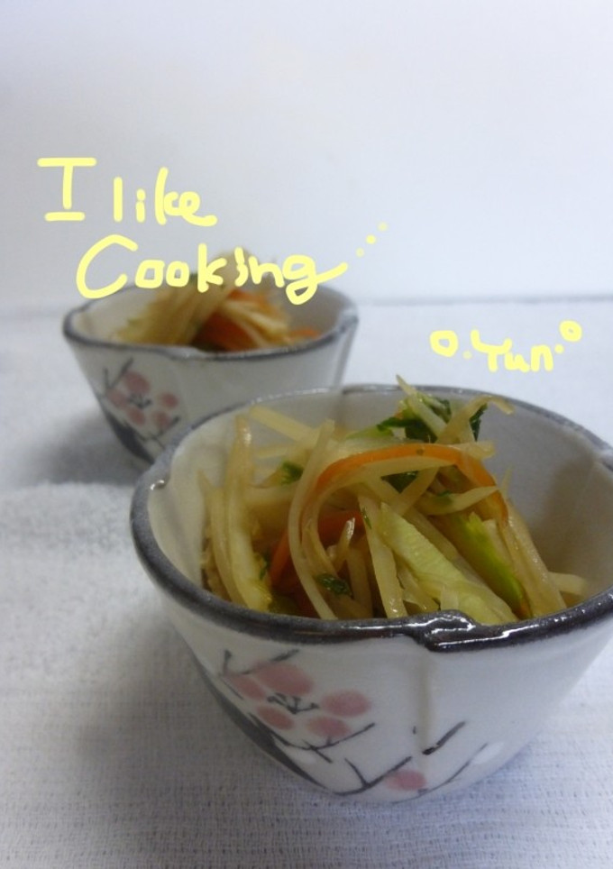 野菜を無駄なく！残り野菜の皮きんぴら-レシピのメイン写真
